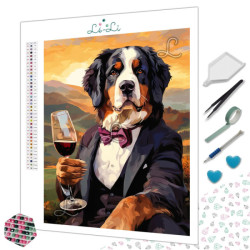 Diamond Painting Bouvier Bernois - Art Humoristique DIY