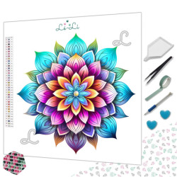 Diamond Painting Mandala Coloré Premium | Lé-Li