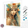 Diamond Painting Femme Amérindienne Aquarelle Premium