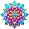 Diamond Painting Mandala Coloré Premium | Lé-Li