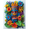 Diamond Painting Masque Tiki Tropical Premium | Lé-Li