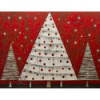 Diamond Painting Sapins de Noël Blancs Premium | Lé-Li