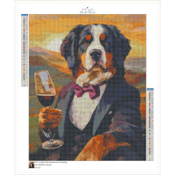 Diamond Painting Bouvier Bernois - Art Humoristique DIY