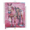 Pink Horse - Premium Broderie Diamant
