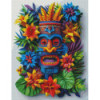 Diamond Painting Masque Tiki Tropical Premium | Lé-Li