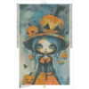 Diamond Painting Sorcière aux Citrouilles Premium | Lé-Li