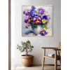 Diamond Painting Pensées en Fleurs - Créez un Tableau Éclatant et Colo