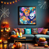 Diamond Painting Crânes et Citrouilles Halloween | Lé-Li