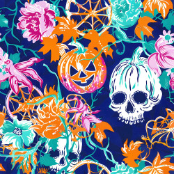 Diamond Painting Crânes et Citrouilles d’Halloween