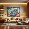 Diamond Painting Camion Américain Multicolore | Lé-Li