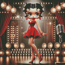 Diamond Painting Chanteuse Pin-up Rétro | Lé-Li
