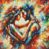 Diamond Painting Couple Amoureux Multicolore | Lé-Li