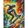 Diamond Painting Skateboardeur Multicolore | Lé-Li
