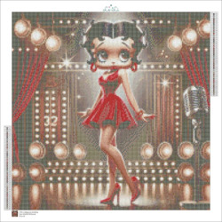 Diamond Painting Chanteuse Pin-up Rétro | Lé-Li