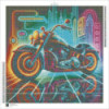 Diamond Painting Moto Custom aux Néons | Lé-Li