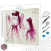 Diamond Painting Mère et Fille aux Cheveux Longs Premium
