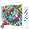 Diamond Painting Carpes Koï et Fleurs de Lotus Premium