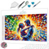 Diamond Painting Couple Amoureux aux Couleurs Éclatantes Premium