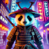 Diamond Painting Panda Samouraï Japonais | Lé-Li