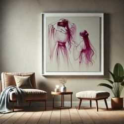 Diamond Painting Femme Artistique Premium | Lé-Li