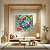 Diamond Painting Carpes Koï et Fleurs de Lotus | Lé-Li