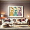 Diamond Painting Femmes Élégantes aux Chapeaux | Lé-Li