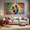 Diamond Painting Couple Amoureux Multicolore | Lé-Li