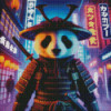 Diamond Painting Panda Samouraï Japonais | Lé-Li