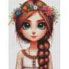 Diamond Painting Femme à la Couronne de Fleurs | Lé-Li