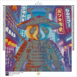Diamond Painting Panda Samouraï Japonais | Lé-Li