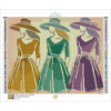 Diamond Painting Femmes Élégantes aux Chapeaux | Lé-Li