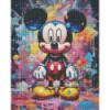 Broderie Diamant - Personnage Iconique en Explosion de Couleurs