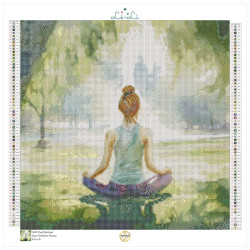 Diamond Painting Méditation Zen Premium | Lé-Li