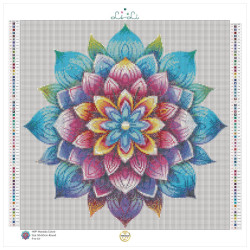 Diamond Painting Mandala Coloré Premium | Lé-Li