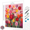 Diamond Painting Bouquet de Tulipes Multicolores