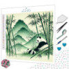 Diamond painting pandas dans une forêt de bambous ambiance zen et nature – Lé-Li