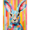 Diamond Painting Lapin Multicolore Pop Art | Lé-Li