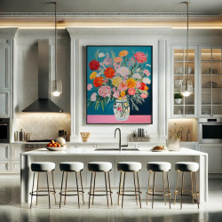 Diamond Painting Bouquet de Fleurs Colorées | Lé-Li