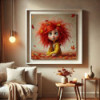 Diamond Painting Fillette Rousse en Automne | Lé-Li