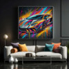 Diamond Painting Voiture de Sport Multicolore | Lé-Li