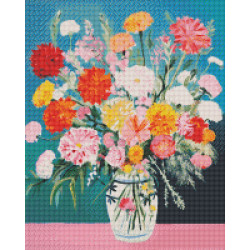 Diamond Painting Bouquet de Fleurs Colorées | Lé-Li