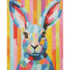 Diamond Painting Lapin Multicolore Pop Art | Lé-Li