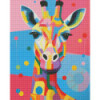Diamond Painting Girafe Multicolore Pop Art | Lé-Li