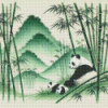 Diamond Painting Panda Zen – Nature et Montagne