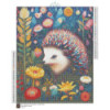Diamond Painting Hérisson Multicolore et Fleurs | Lé-Li
