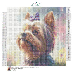 Diamond Painting Yorkshire au Nœud Violet | Lé-Li