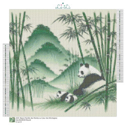 Diamond Painting Panda Zen – Nature et Montagne