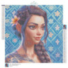 Diamond Painting Femme Polynésienne aux Cheveux Tressés | Lé-Li