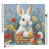 Diamond Painting Lapin de Pâques et Œufs Colorés | Lé-Li