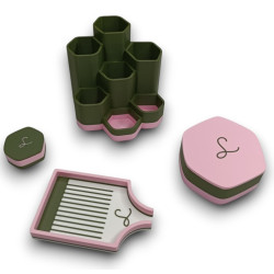 Mini poubelle 3D pour diamants – Compacte et pratique